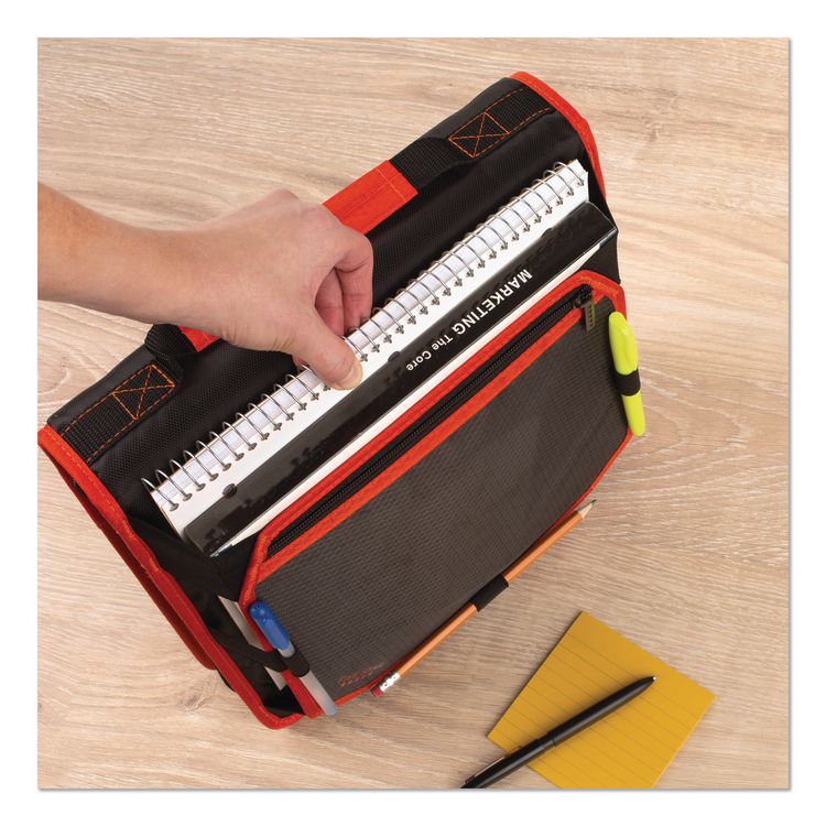 Zipper Binder and Expansion Panel, 3 Rings, 2" Capacity, 11 x 8.5, Assorted