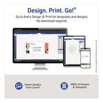 Inkjet Cd Labels, Matte White, 40/pack