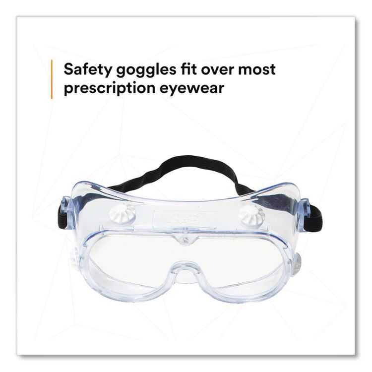 Safety Splash Goggle 334, Clear Lens