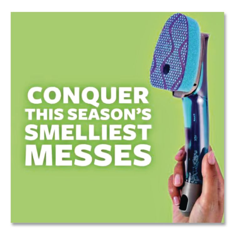 Scrub Dots Non-Scratch Dishwand, Blue, 4/Box