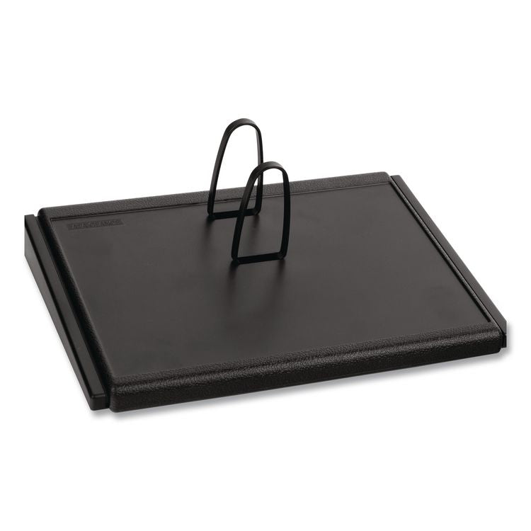 Desk Calendar Base for Loose-Leaf Refill, 3 x 3.75, Black