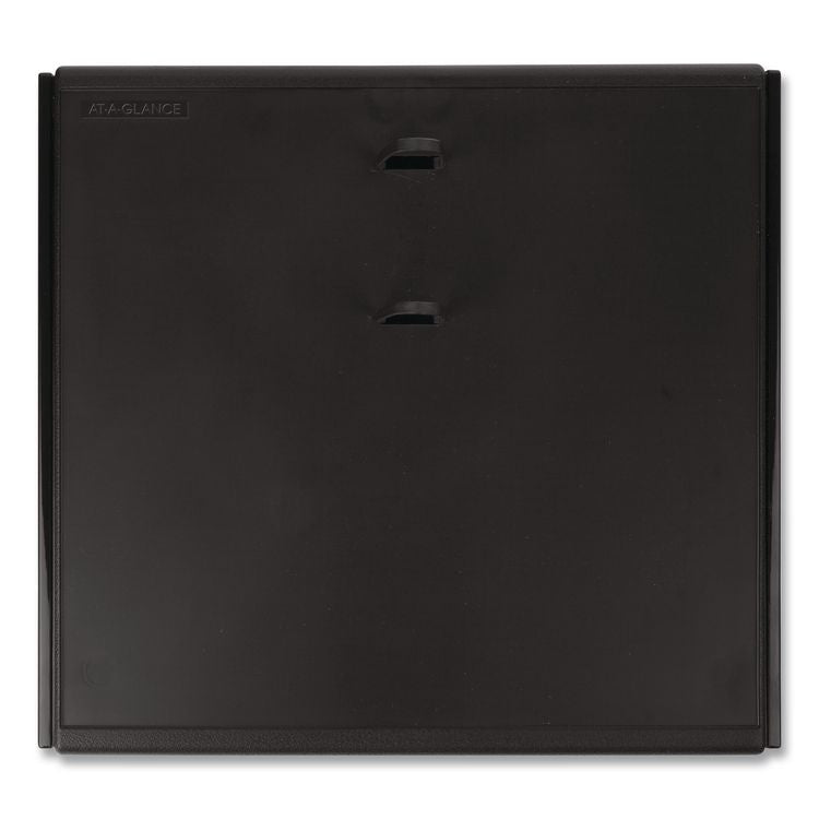 Desk Calendar Base for Loose-Leaf Refill, 4.5 x 8, Black