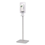 Fit Touch Free Dispenser Floor Stand, 15.7 X 15.7 X 58.3, White