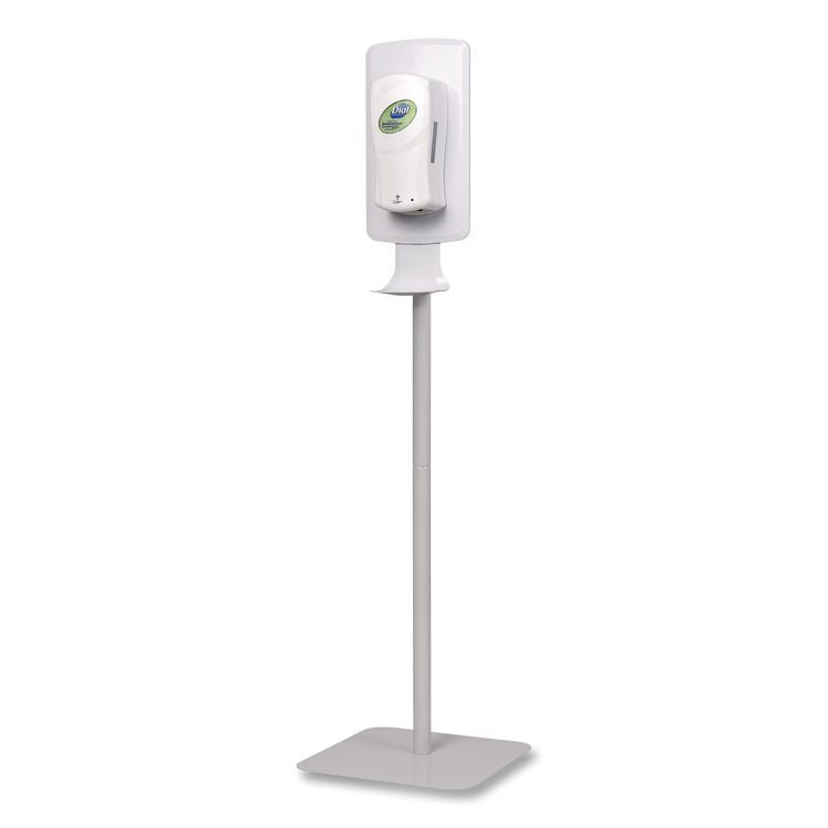 Fit Touch Free Dispenser Floor Stand, 15.7 X 15.7 X 58.3, White