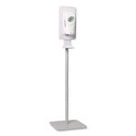 Fit Touch Free Dispenser Floor Stand, 15.7 X 15.7 X 58.3, White