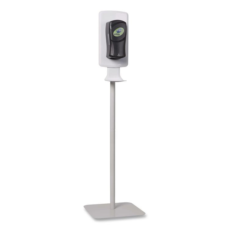 Fit Touch Free Dispenser Floor Stand, 15.7 X 15.7 X 58.3, White
