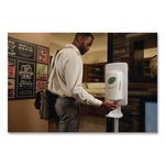 Fit Touch Free Dispenser Floor Stand, 15.7 X 15.7 X 58.3, White