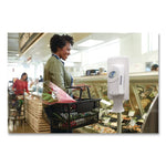 Fit Touch Free Dispenser Floor Stand, 15.7 X 15.7 X 58.3, White