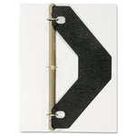 Triangle Shaped Sheet Lifter For Three-Ring Binder, Black, 2/pack