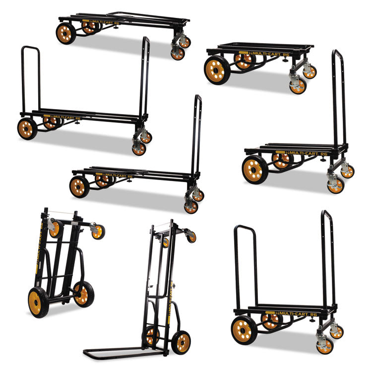 Multi-Cart 8-In-1 Cart, 500 Lb Capacity, 33.25 X 17.25 X 42.5, Black