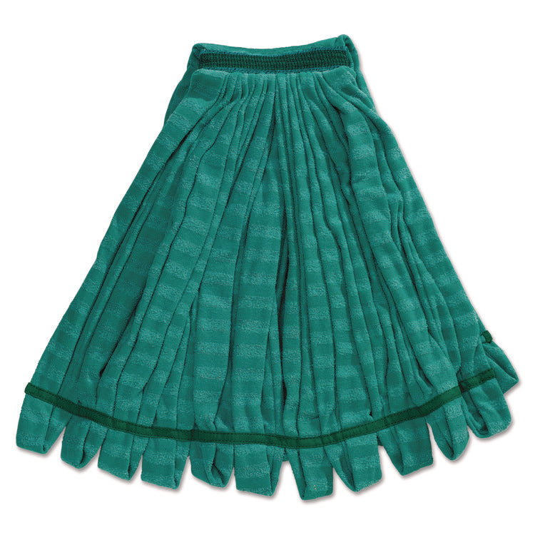 Tube Mop, Microfiber, Green, Medium, 5-In Green Headband