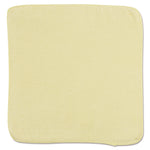 Microfiber Cleaning Cloths, 12 x 12, Yellow, 24/Pack