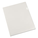 Project Folders, Letter Size, Clear, 25/pack