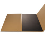 EconoMat All Day Use Chair Mat for Hard Floors, Flat Packed, 45 x 53, Black