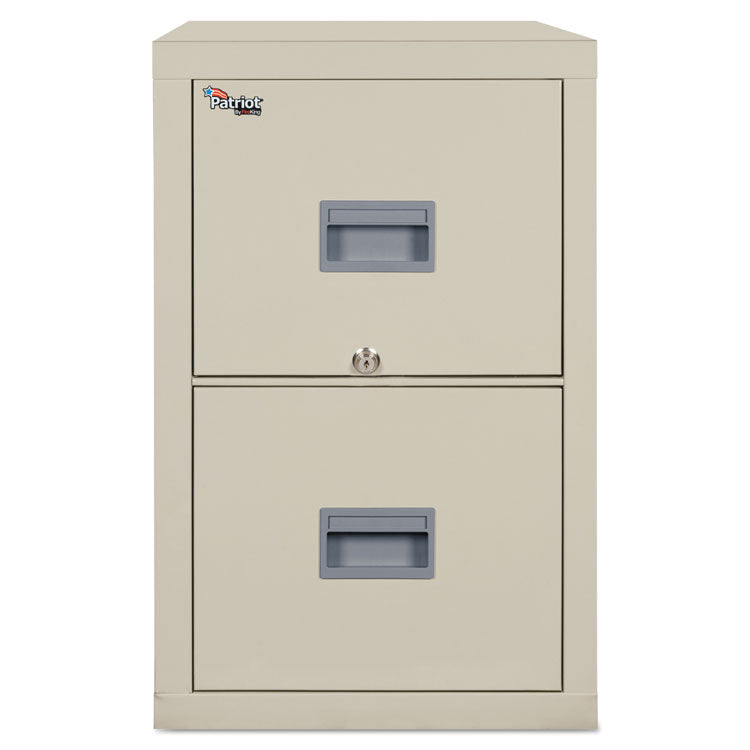Patriot By Fireking Insulated Fire File, 1-Hour Fire Protection, 2 Legal/letter File Drawers, Parchment, 17.75 X 25 X 27.75