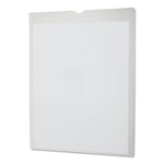 Utili-Jac Heavy-Duty Clear Plastic Envelope, Letter Size, 8.5 x 11, Clear, 50/Box