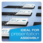 Expressload Clearvue Locking D-Ring Binder, 3 Rings, 1.5" Capacity, 11 X 8.5, Black