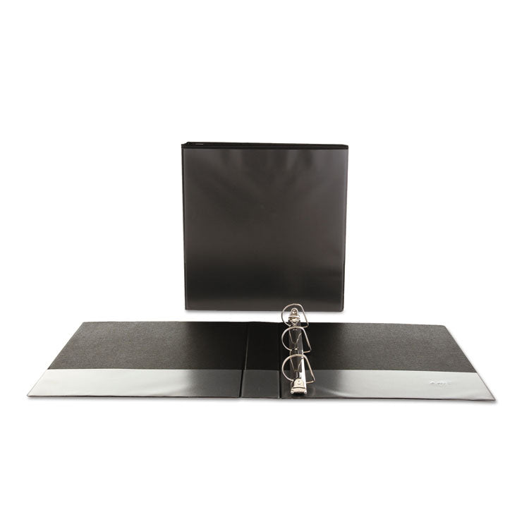 Slant D-Ring View Binder, 3 Rings, 1.5" Capacity, 11 x 8.5, Black