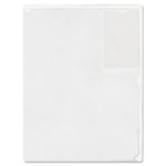 Kleer-File Poly Folder With Id Pocket, Letter Size, Transparent