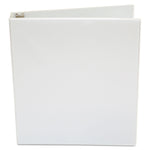 Economy Round Ring View Binder, 3 Rings, 1" Capacity, 11 X 8.5, White