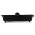 Heavy-Duty Dustpan, 8.25 X 12.25 , Polypropylene, Charcoal