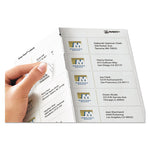 Matte Clear Easy Peel Mailing Labels W/ Sure Feed Technology, Inkjet Printers, 1.33 X 4, Clear, 14/sheet, 25 Sheets/pack