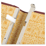 Looseleaf Corporation Minute Book, 1-Subject, Unruled, Red/Gold Cover, (250) 11 x 8.5 Sheets