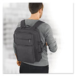 Urban Hybrid Briefcase, Fits Devices Up to 15.6", Polyester, 16.75" x 4" x 12", Gray