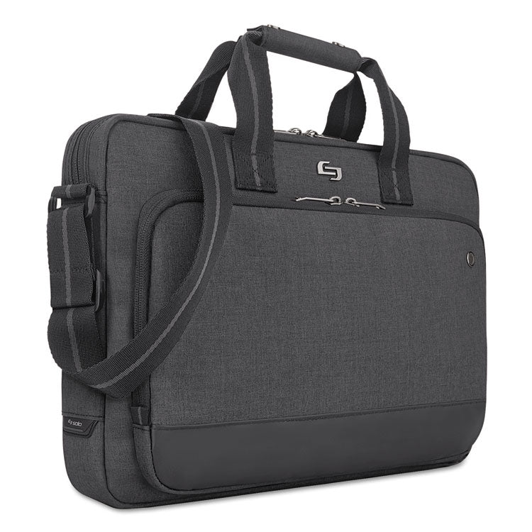 Urban Slimbrief, Fits Devices Up to 15.6", Polyester, 16" x 3" x 11.5", Gray