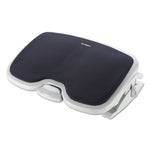 SoleMate Comfort Footrest with SmartFit System, 21.5w x 14d x 3.5 to 5h, Gray/Black