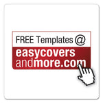 Freestand Easy Open Locking Slant-D Ring Binder, 3 Rings, 4" Capacity, 11 X 8.5, White