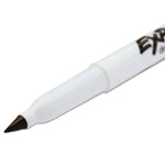 Low-Odor Dry-Erase Marker, Extra-Fine Bullet Tip, Black