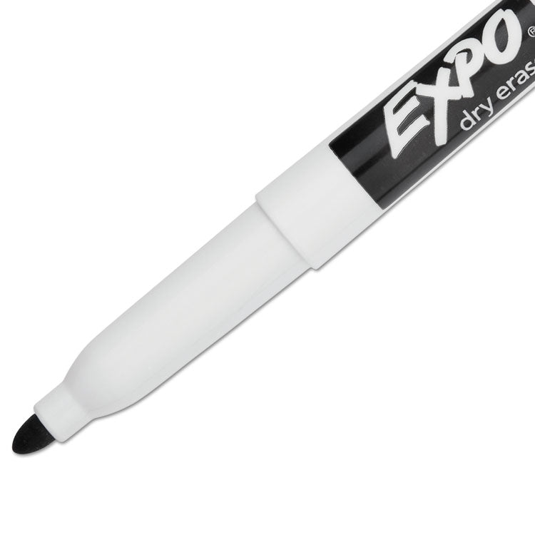 Low-Odor Dry-Erase Marker Value Pack, Fine Bullet Tip, Black, 36/box