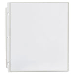 Standard Sheet Protectors, Medium-Duty, Side: 3-Hole Punched, Top Load 8.5 x 11 Insert, Clear Front, 50/Pack