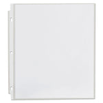 Deluxe Heavyweight Sheet Protector, Side: 3-Hole Punched, Top Load 8.5 x 11 Insert, Clear Front, 50/Pack