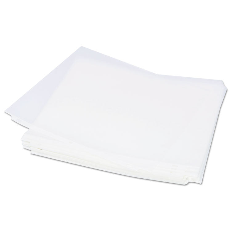Deluxe Heavyweight Sheet Protector, Side: 3-Hole Punched, Top Load 8.5 x 11 Insert, Nonglare Clear Front, 50/Pack