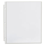 Standard Sheet Protectors, Light-Duty, Side: 3-Hole Punched, Top Load 8.5 x 11 Insert, Nonglare Clear Front, 200/Box