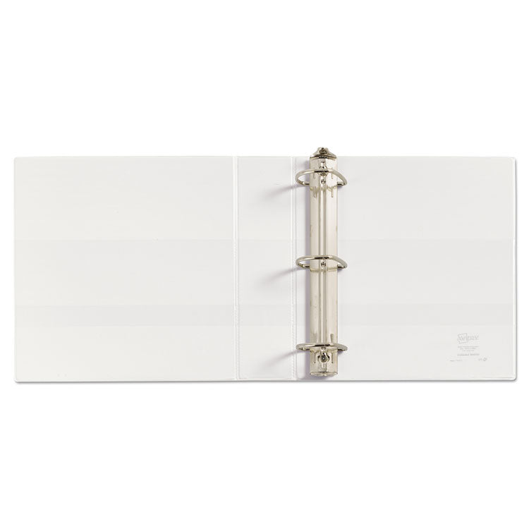 Durable View Binder With Durahinge And Ezd Rings, 3 Rings, 2" Capacity, 11 X 8.5, White, (9501)