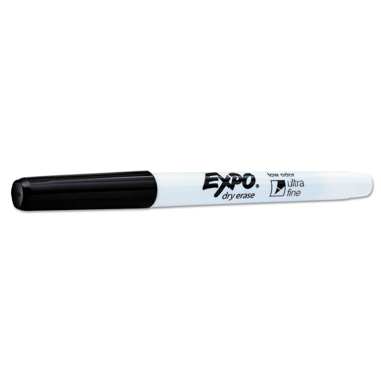 Low-Odor Dry Erase Marker Office Value Pack, Extra-Fine Bullet Tip, Black, 36/Pack