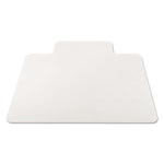 All Day Use Non-Studded Chair Mat For Hard Floors, 36 X 48, Lipped, Clear