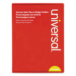 Clear Badge Holders W/garment-Safe Clips, 3 X 4, White Inserts, 50/box