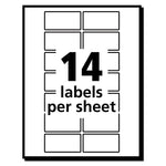 Removable Multi-Use Labels, Inkjet/laser Printers, 0.75 X 1.5, White, 14/sheet, 36 Sheets/pack, (5430)