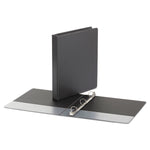 Economy Non-View Round Ring Binder, 3 Rings, 1" Capacity, 11 X 8.5, Black
