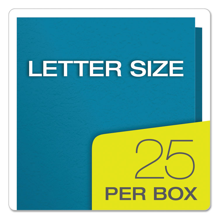 Twin-Pocket Folders With 3 Fasteners, 0.5" Capacity, 11 X 8.5, Assorted, 25/box