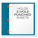 Twin-Pocket Folders With 3 Fasteners, 0.5" Capacity, 11 X 8.5, Assorted, 25/box