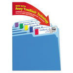 Extra-Large Trueblock File Folder Labels With Sure Feed Technology, 0.94 X 3.44, White, 18/sheet, 25 Sheets/pack