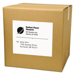 Copier Mailing Labels, Copiers, 8.5 X 11, White, 100/box