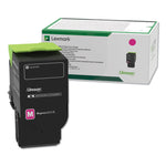 78c10m0 Return Program Toner, 1,400 Page-Yield, Magenta