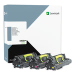 72k0fv0 Return Program Photoconductor Kit, 500 Page-Yield, Cyan/magenta/yellow
