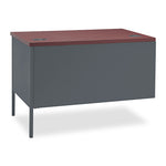 Metro Classic Series Workstation Return, Right, 42w x 24d x 29.5h, Mahogany/Charcoal